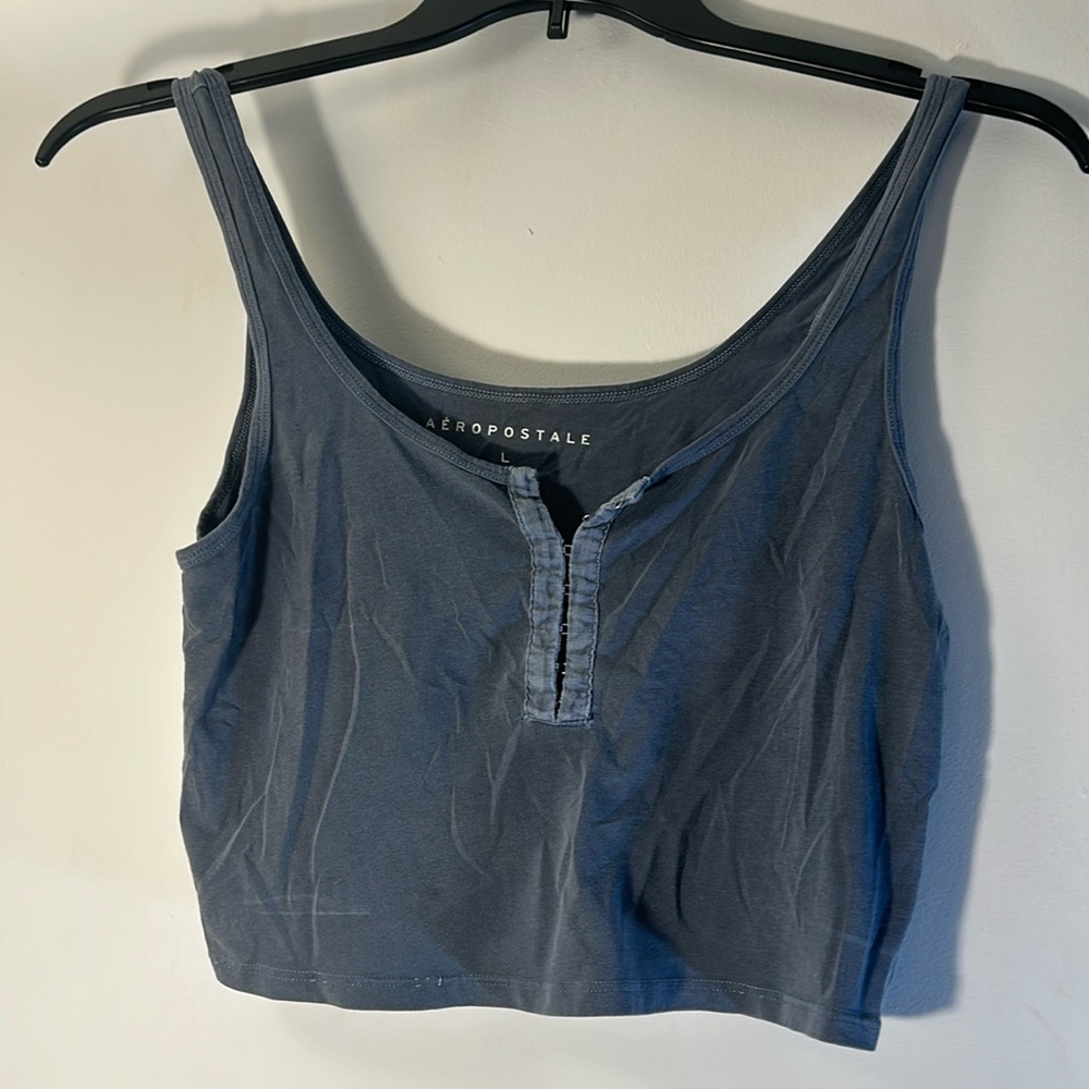 Aeropostale navy crop top